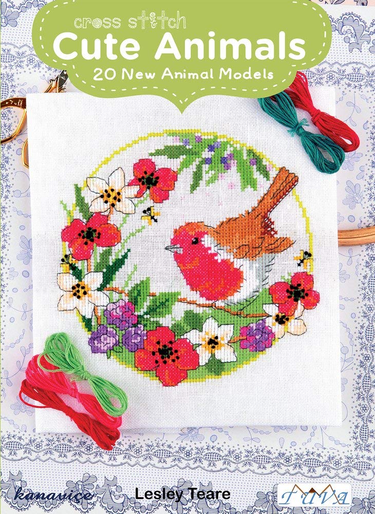Cross Stitch Cute Animals: 20 New Animal Models Hobbies & Crafts