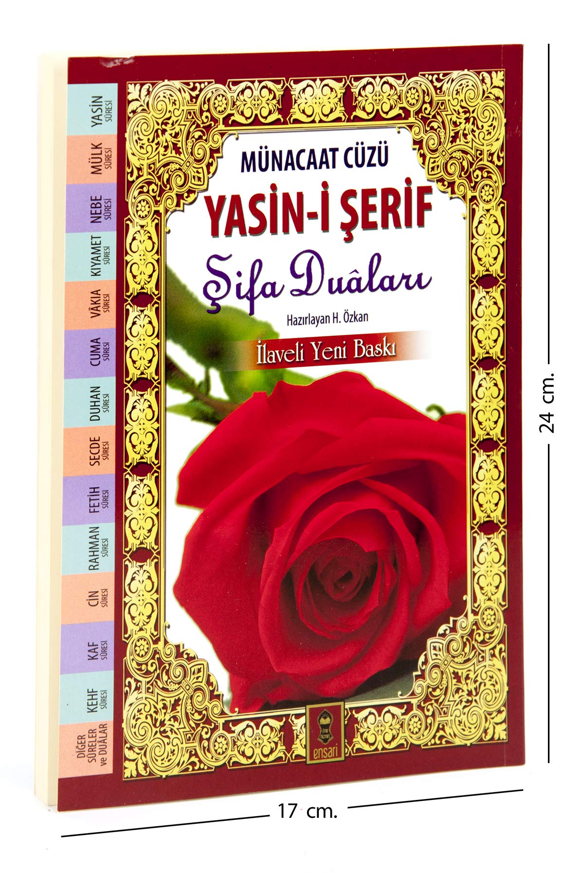 Münacaat Cüzü Yasin-i Şerif Şifa Duaları Büyük Boy-Ciltli) Books