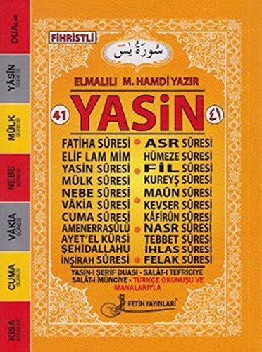 41 Yasin Turkce Okunuslu Mealli - Canta Boy (Fo20) book
