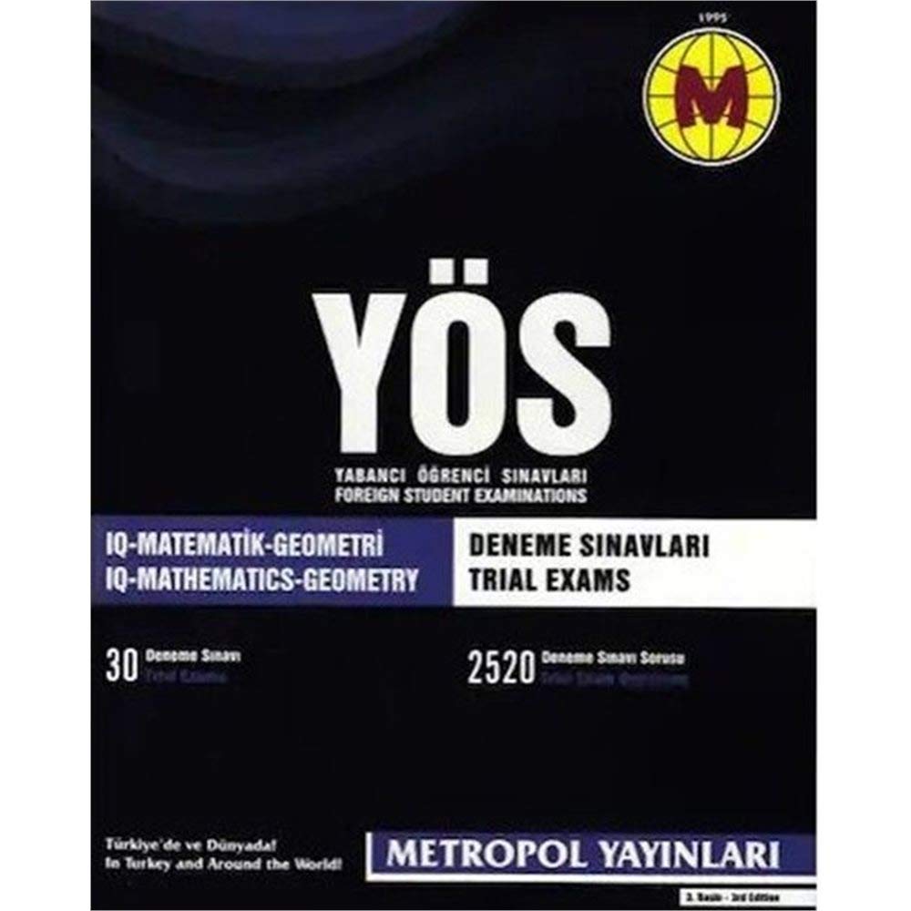 YÖS Deneme Sınavları 30 Sınav Books
