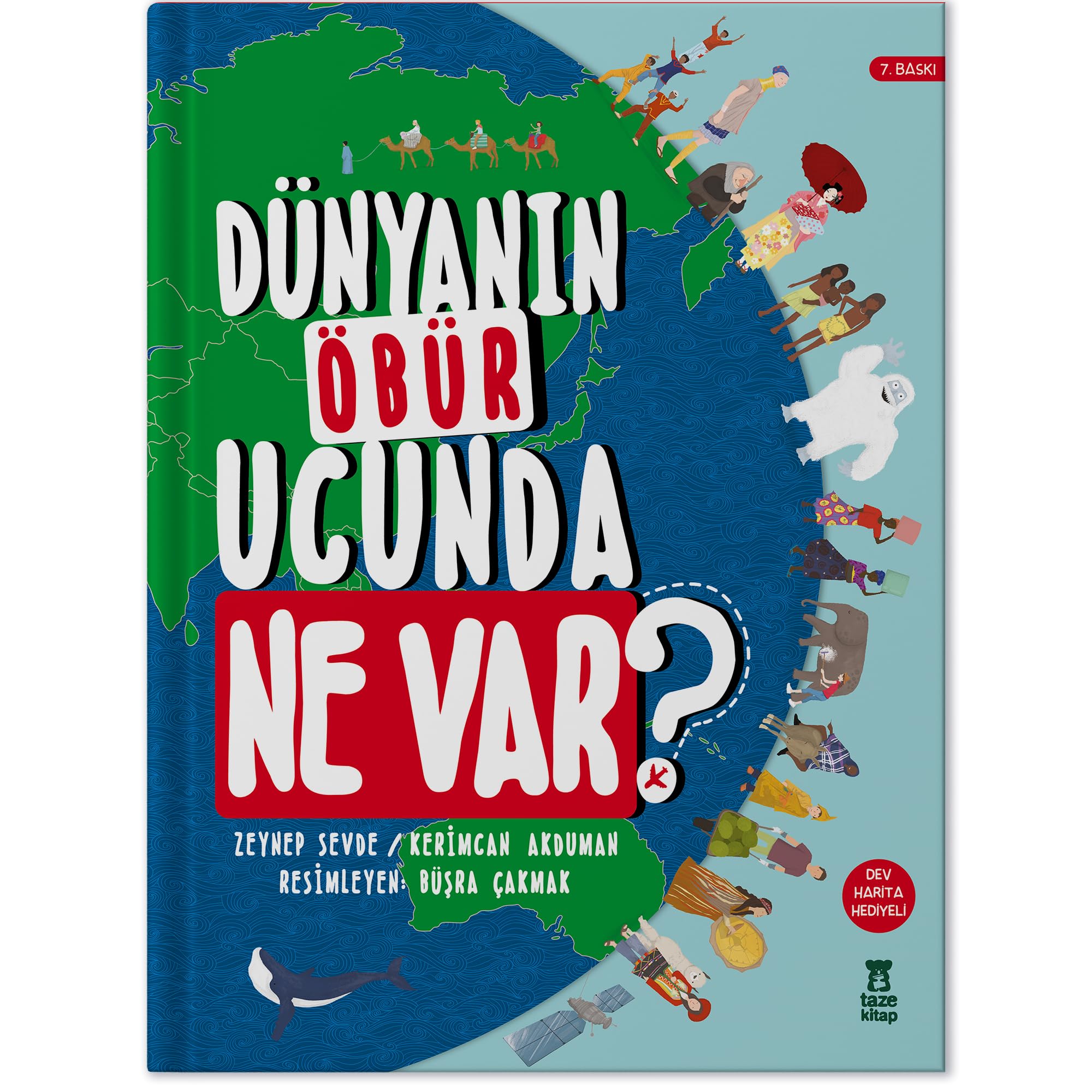 Dünyanin Öbür Ucunda Ne Var: 84x57 Dünya Haritasi Hediyeli: 84x57 Dünya Haritası Hediyeli Fairy Tales & Legends