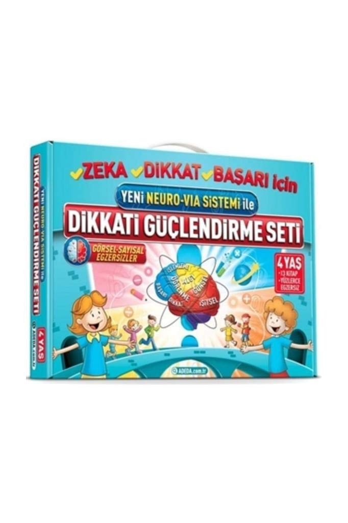 Yeni Neuro VIA Sistemi ile Dikkati Güclendirme Seti 4 Yas Books