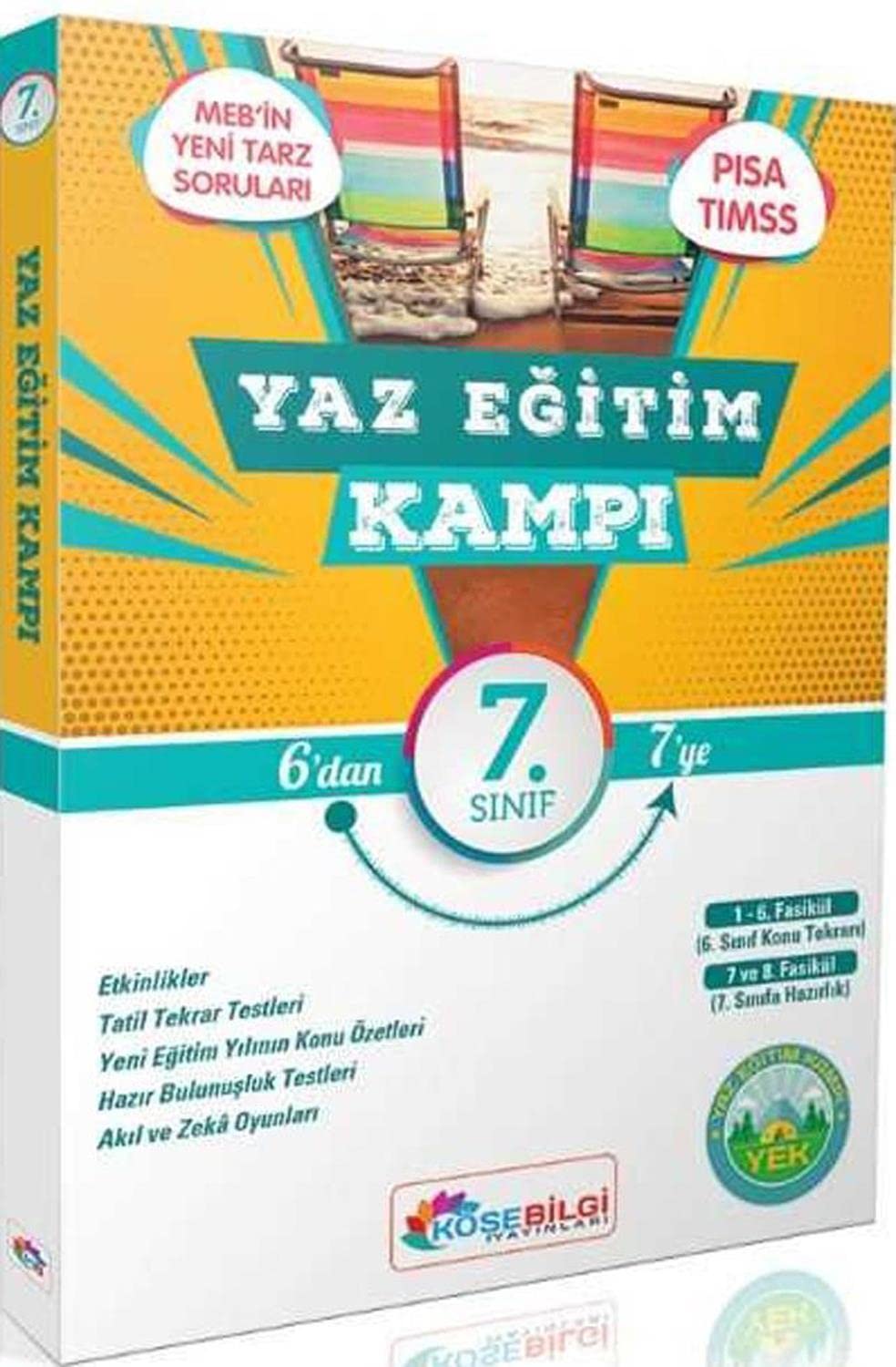7. Sınıf Yaz Eğitim Kampı Tatil Kitabı Books