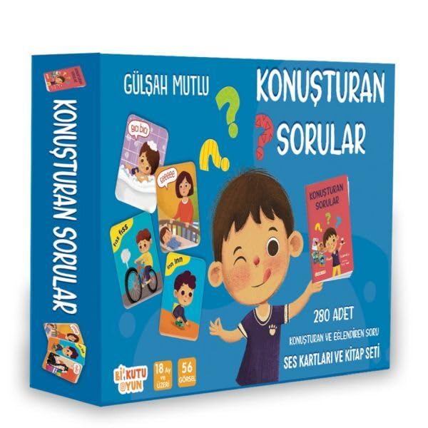 Konusturan Sorular - Ses Kartlari ve Kitap Seti Books
