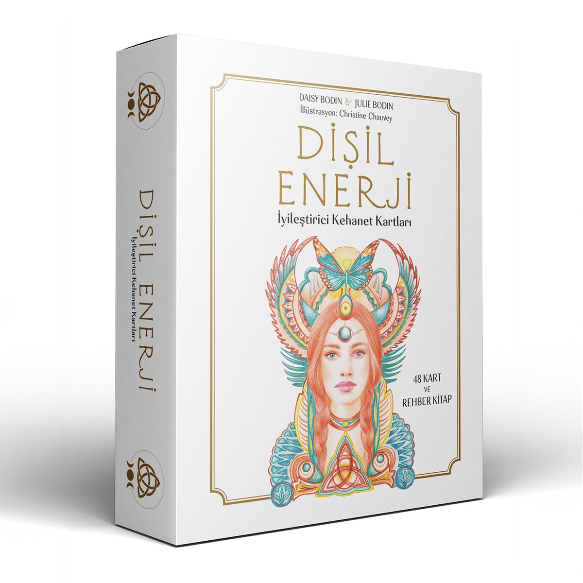 Dişil Enerji - İyileştirici Kehanet Kartları - 48 Kart ve Rehber Kitap Books