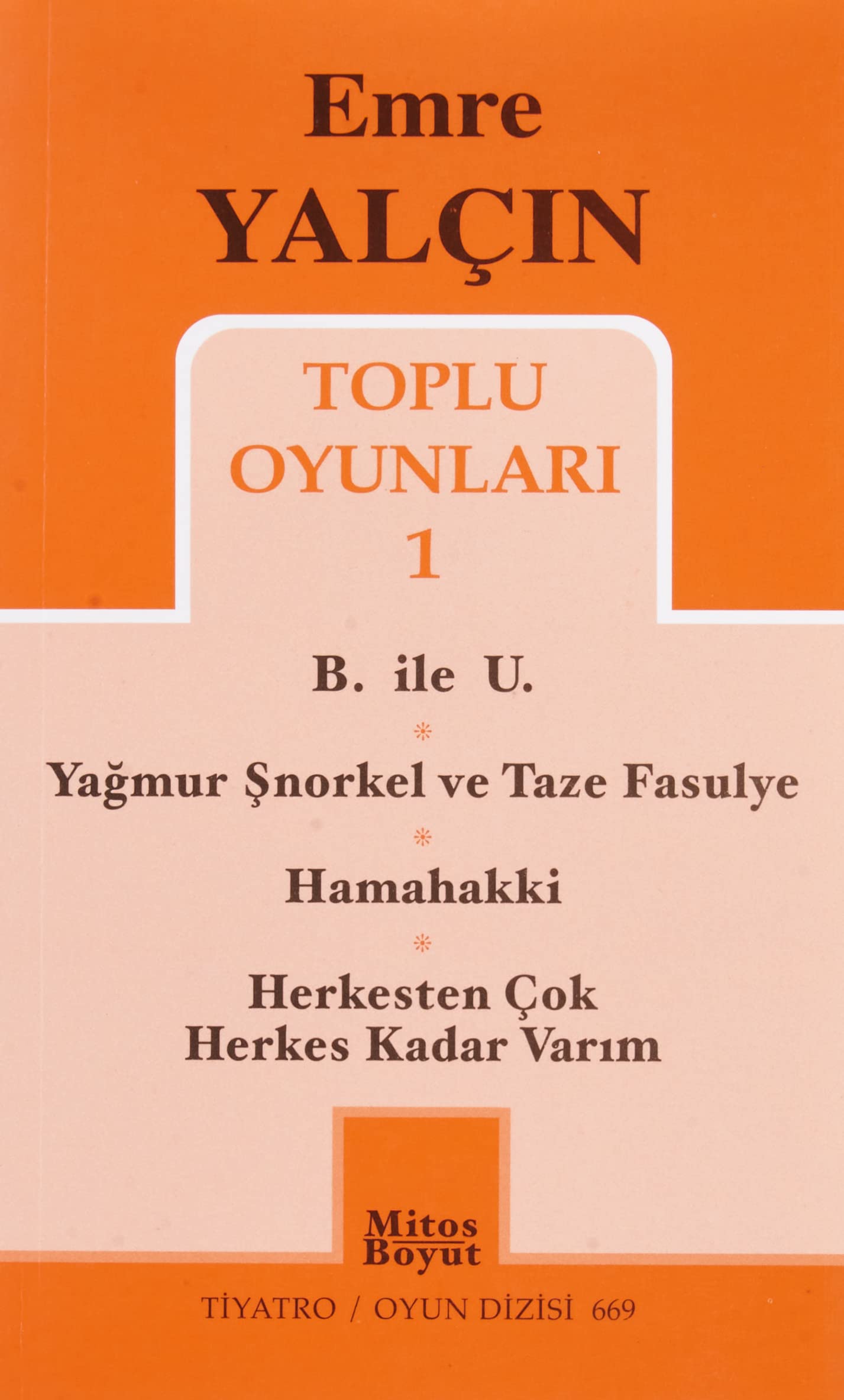 Emre Yalçın Toplu Oyunları 1 Books