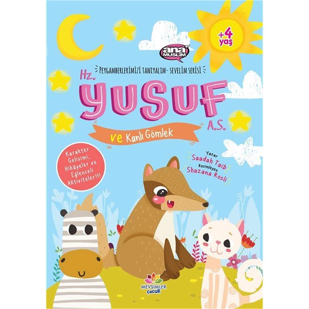 Hz. Yusuf a.s ve Kanli Gömlek - Peygamberlerimizi Taniyalim Sevelim Serisi 5 Books