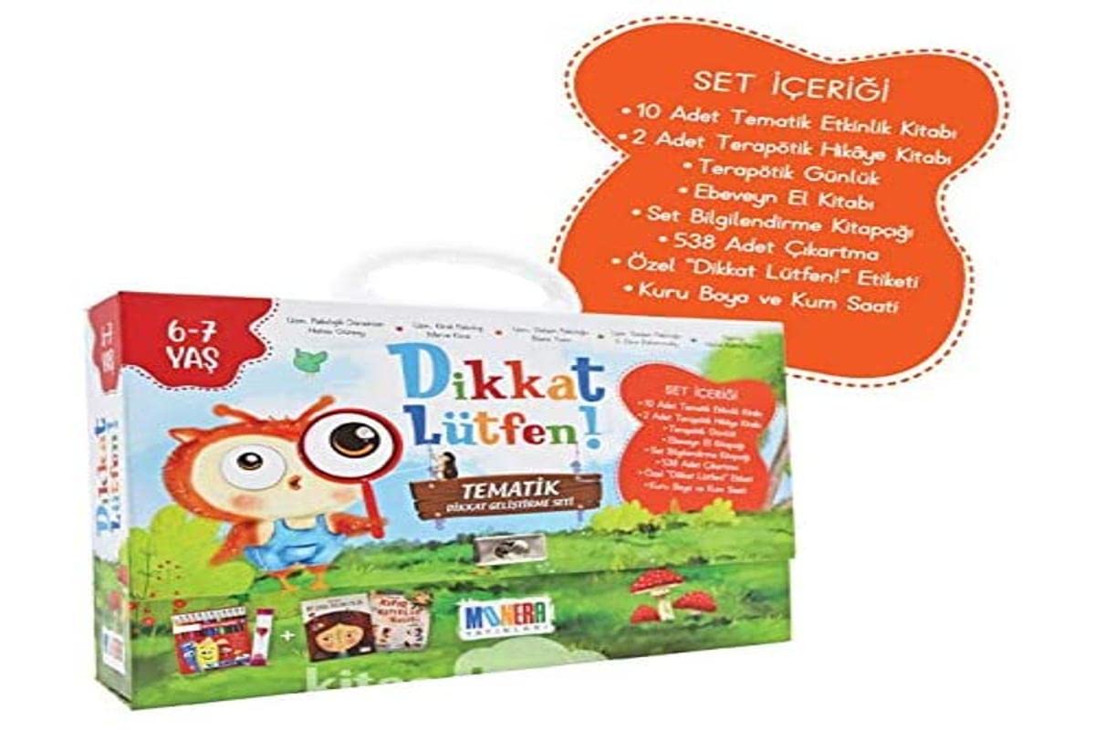 Dikkat Lütfen ! 6-7 Yaş Tematik Dikkat Geliştirme Seti Books