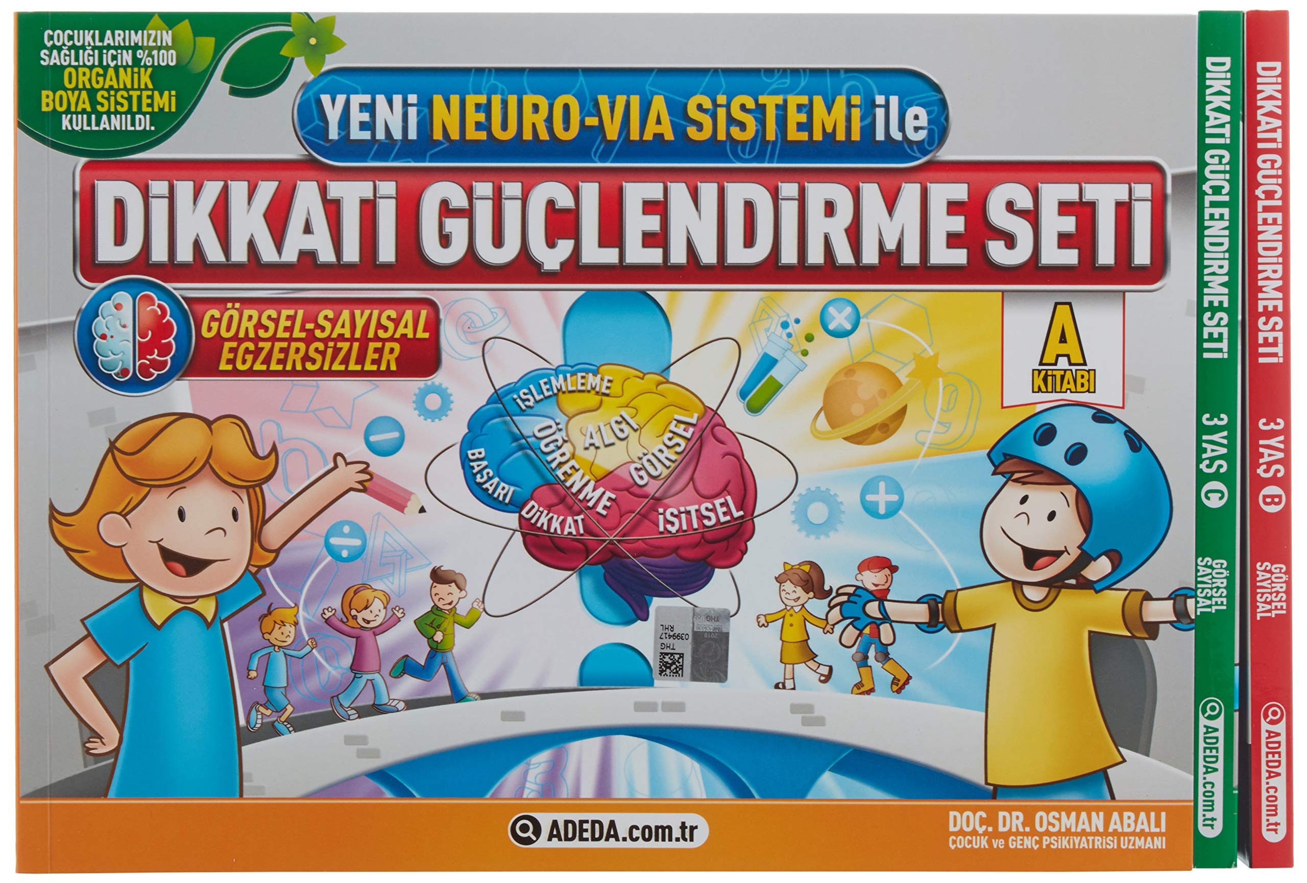 Yeni Neuro VIA Sistemi ile Dikkati Güclendirme Seti 3 Yas book