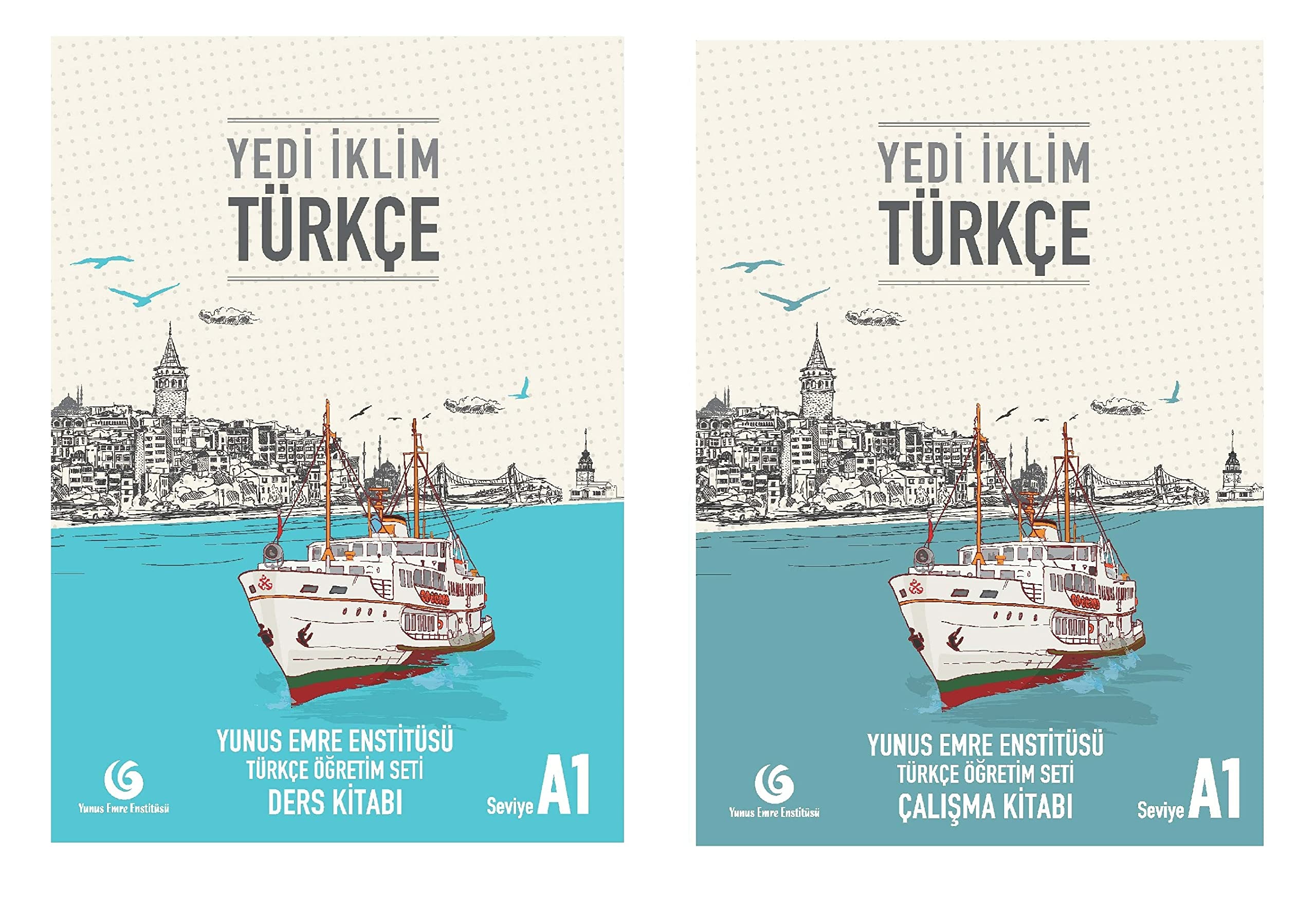 Yedi iklim A1 Turkce Seti, Türkisch Sprachbuch fur Anfänger, Lehrbuch, Übungsbuch Books