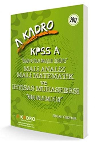 2017 KPSS A Mali Analiz - Mali Matematik ve İhtisa Books