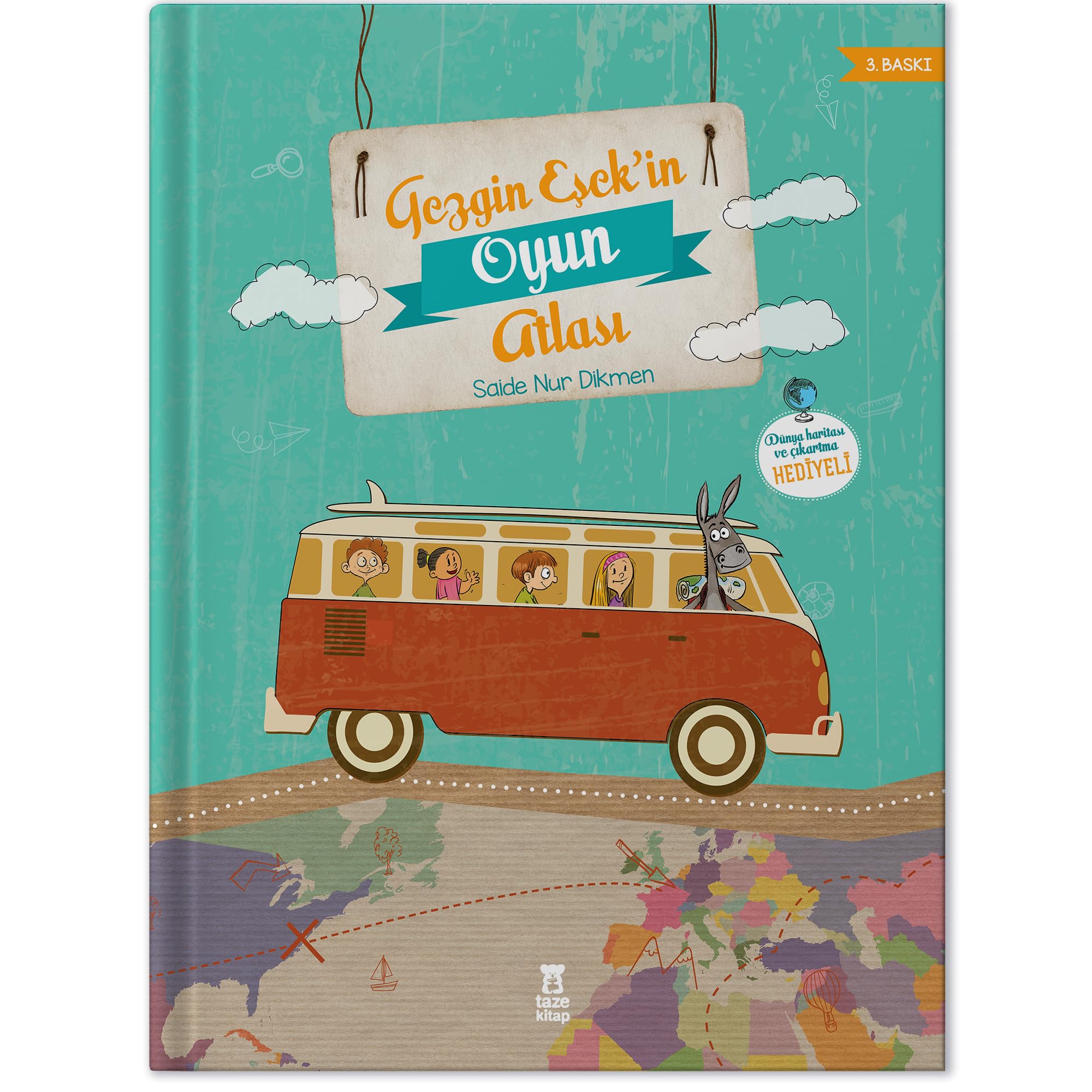 Gezgin Eşek’in Oyun Atlası (Ciltli): Oyun haritası ve çıkartma hediyeli Fairy Tales & Legends