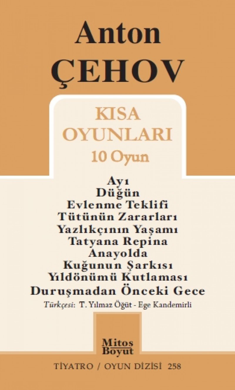 Anton Cehov Kisa Oyunlari: 10 Oyun Social Sciences