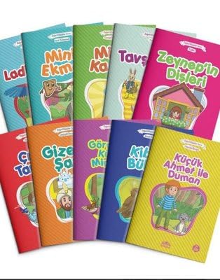 Değerli Masallar Serisi Seti Çanta Boy - 10 Kitap Takım Books