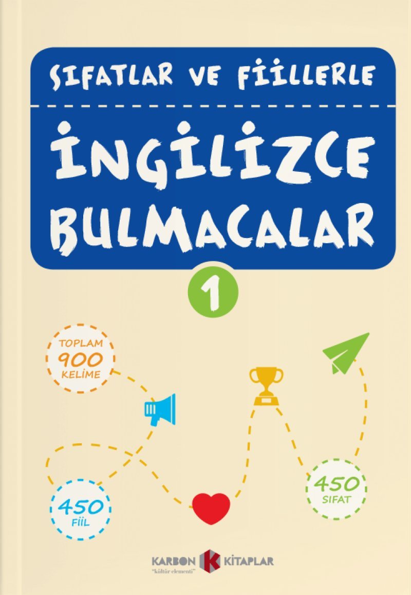 Sifatlar ve Fiillerle Ingilizce Bulmacalar 1 Books