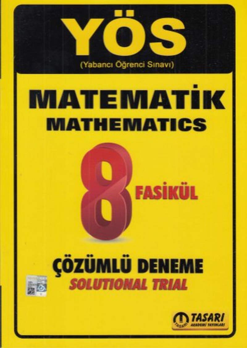YÖS Matematik 8 Fasikül Çözümlü Deneme Books