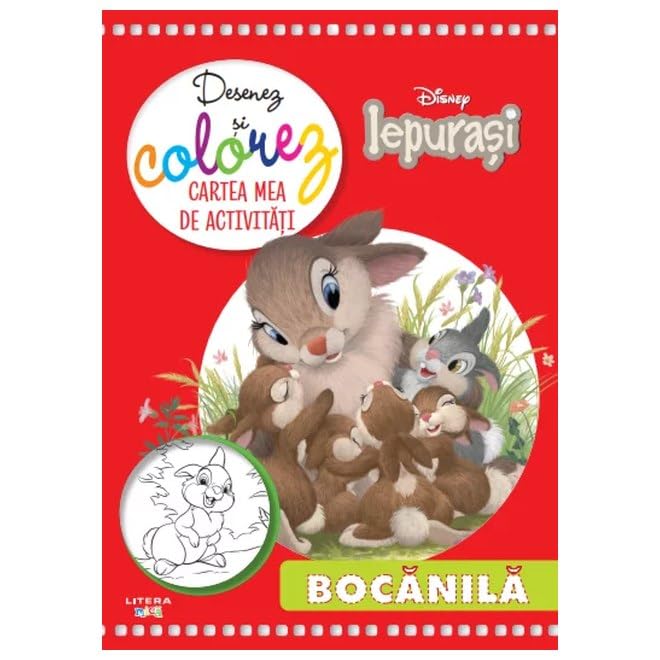 Disney. Iepurasi. Desenez Si Colorez. Cartea Mea De Activitati Novels & Short Stories