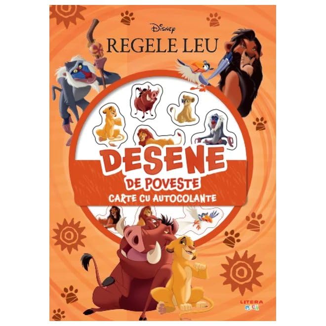 Disney. Regele Leu. Desene De Poveste. Carte Cu Autocolante Novels & Short Stories