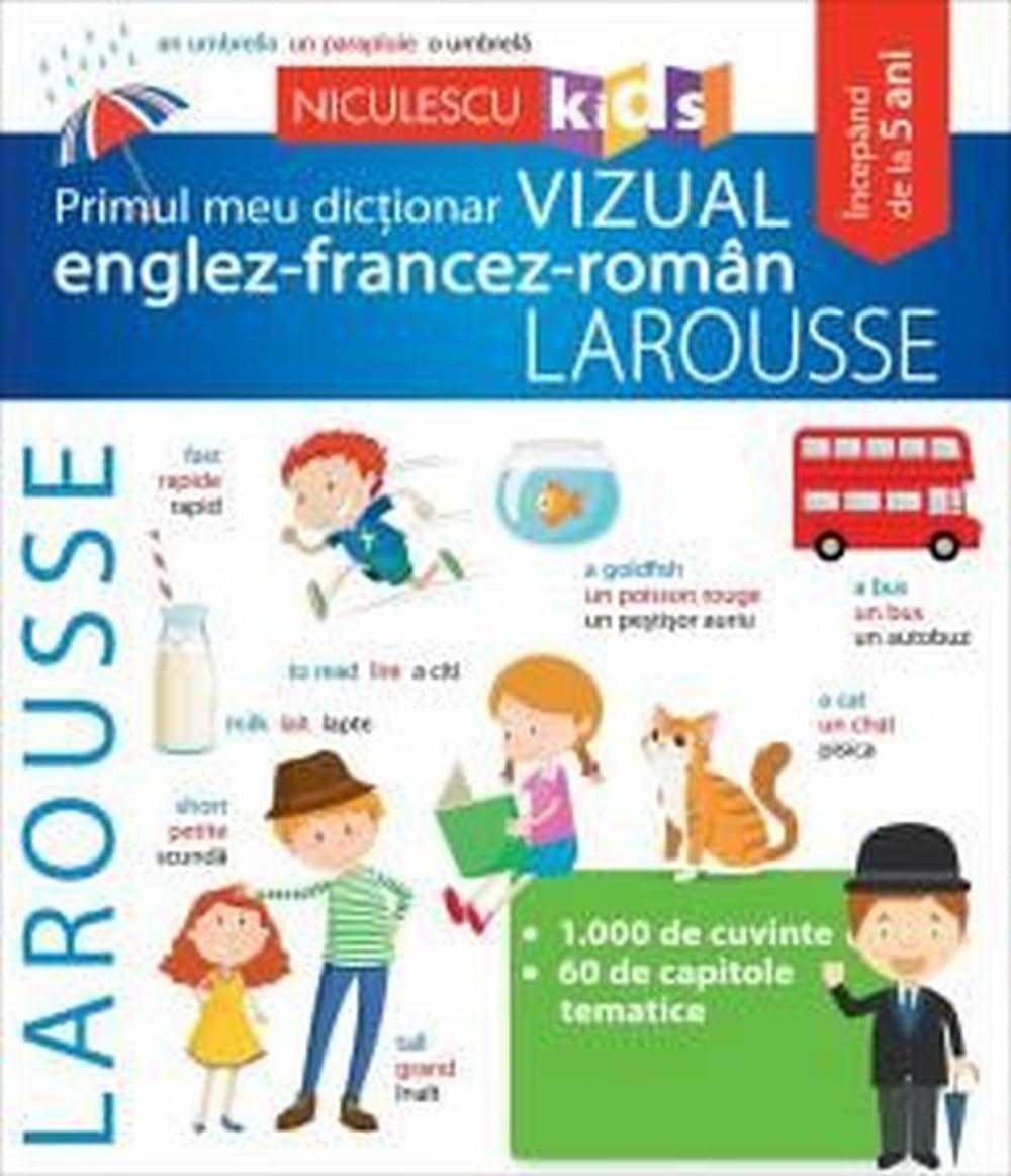 Primul Meu Dictionar Vizual Englez-Francez-Roman Larousse Novels & Short Stories