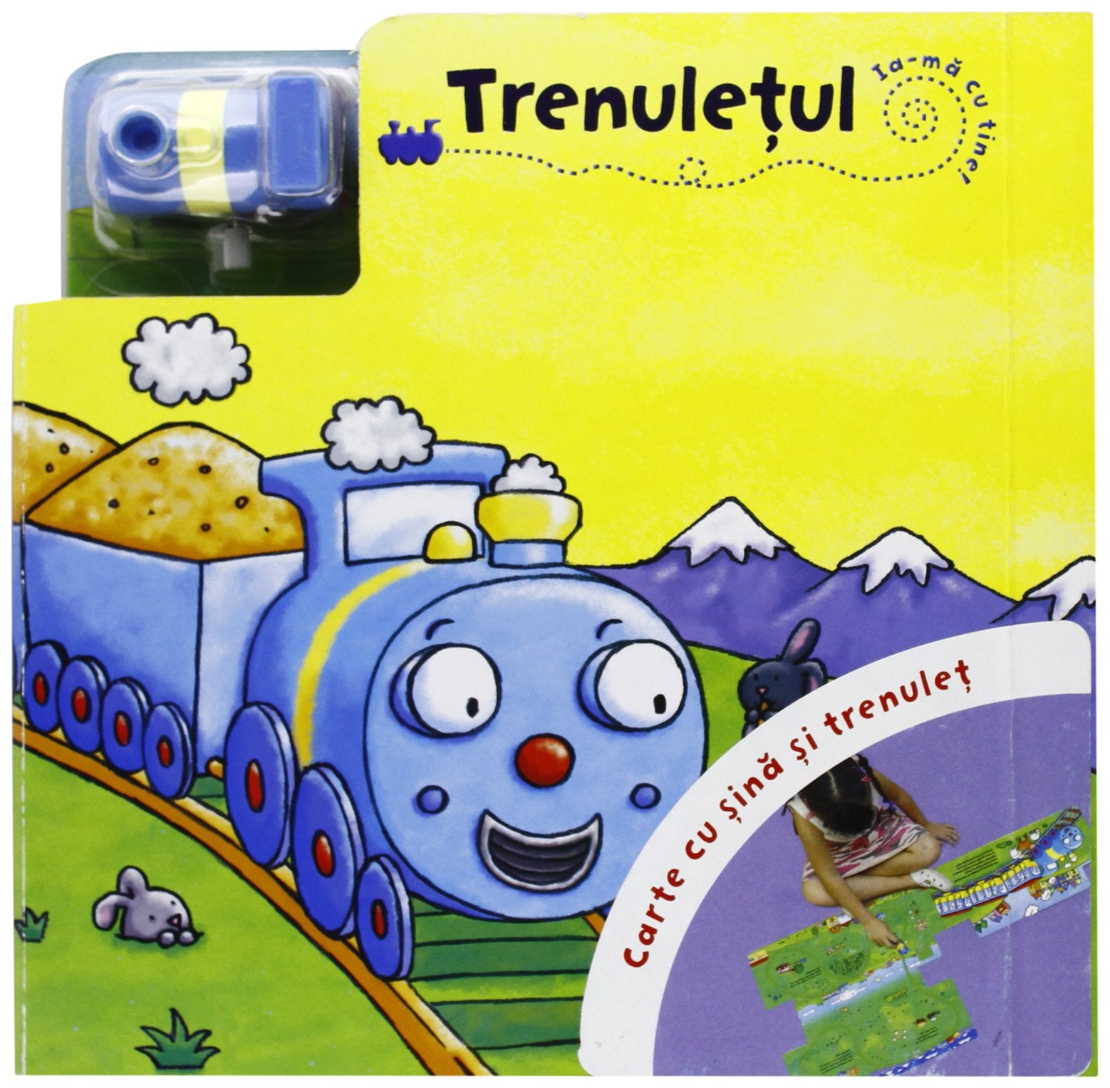TRENULETUL Carte cu sina si trenulet Books