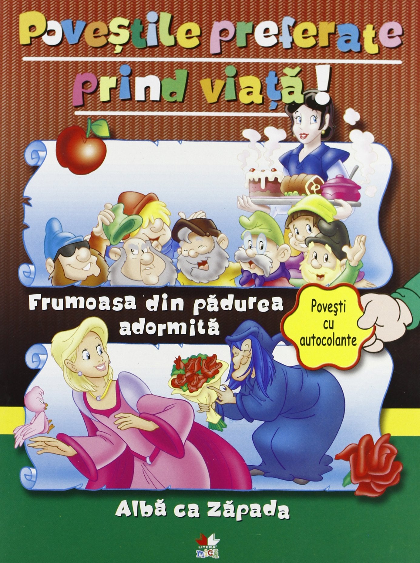 FRUMOASA DIN PADUREA ADORMITA POVESTI CU AUTOCOLANTE Books