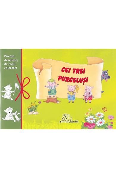 Cei Trei Purcelusi. Povesti Desenate, De Copii Colorate Novels & Short Stories
