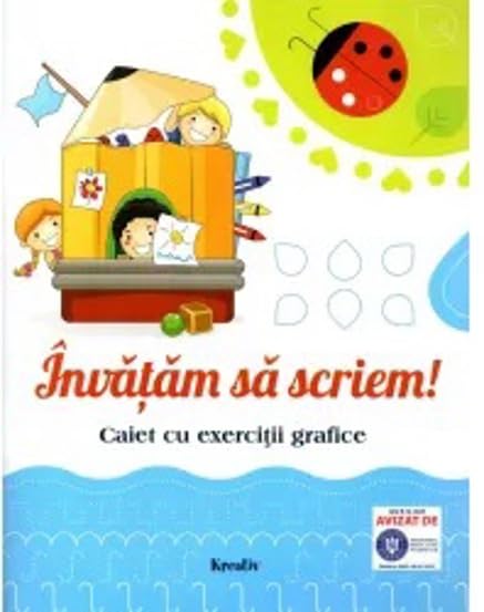 Invatam sa scriem caiet de exercitii grafice book