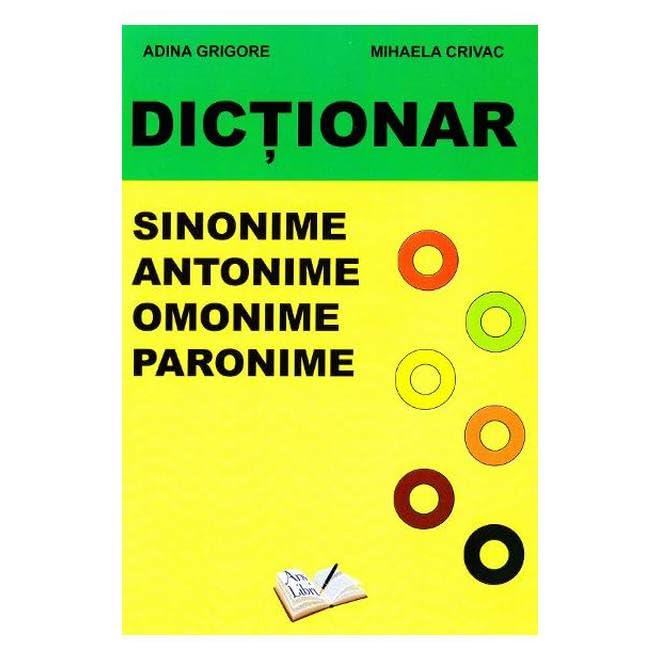 Dictionar De Sinonime, Antonime, Omonime, Paronime book
