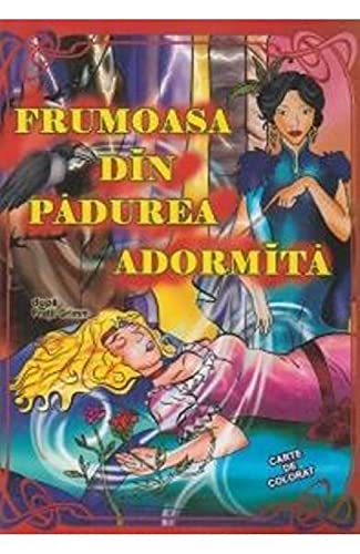 Frumoasa Din Padurea Adormita Dupa Fratii Grimm. Carte De Colorat A4 book