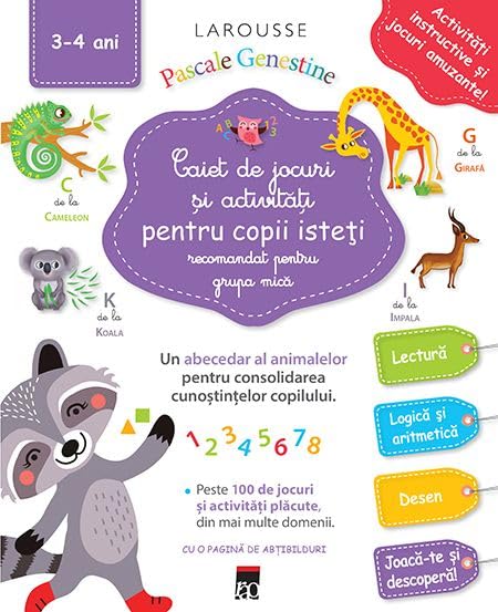 Caiet De Jocuri Si Activitati Pentru Copii Isteti Grupa Mica Novels & Short Stories
