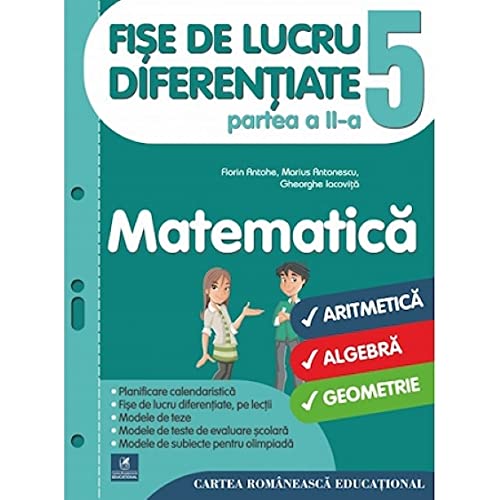 Matematica Fise De Lucru Diferentiate Clasa A 5-A Partea A 2-A Non-fiction