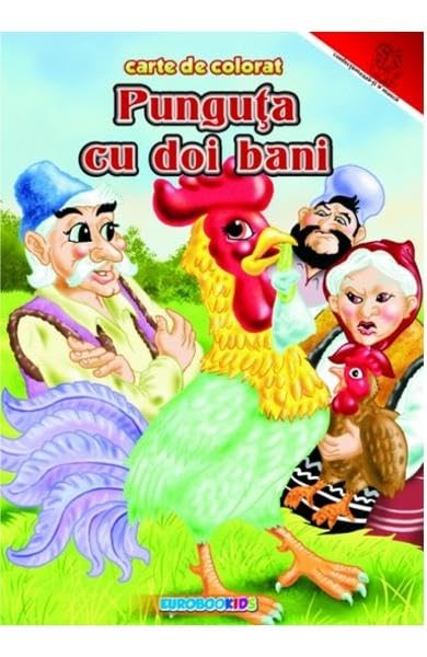 Punguta Cu Doi Bani. Carte De Colorat A4 Novels & Short Stories