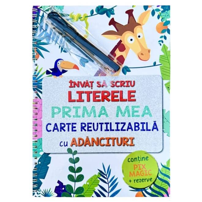 Invat Sa Scriu Literele. Carte Reutilizabila Cu Adancituri book