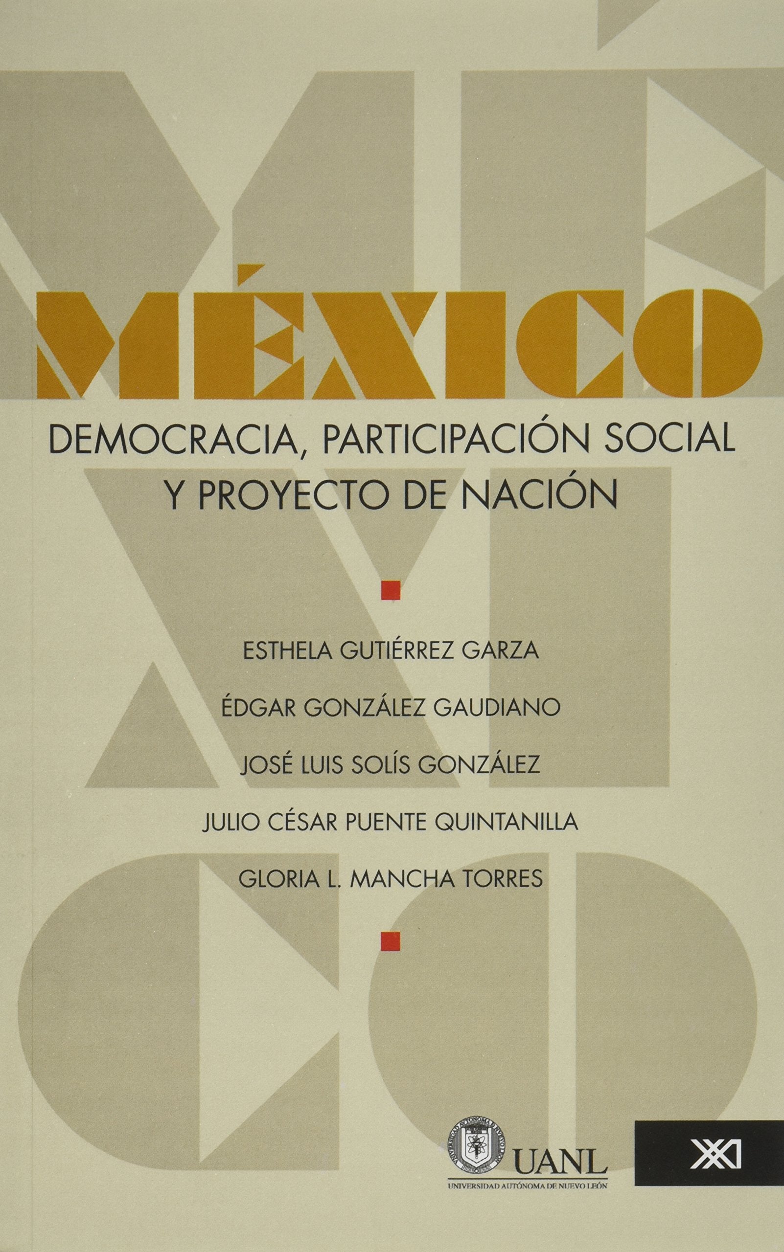 Mexico: democracia, participacion social y proyecto de nacion (Spanish Edition) Books