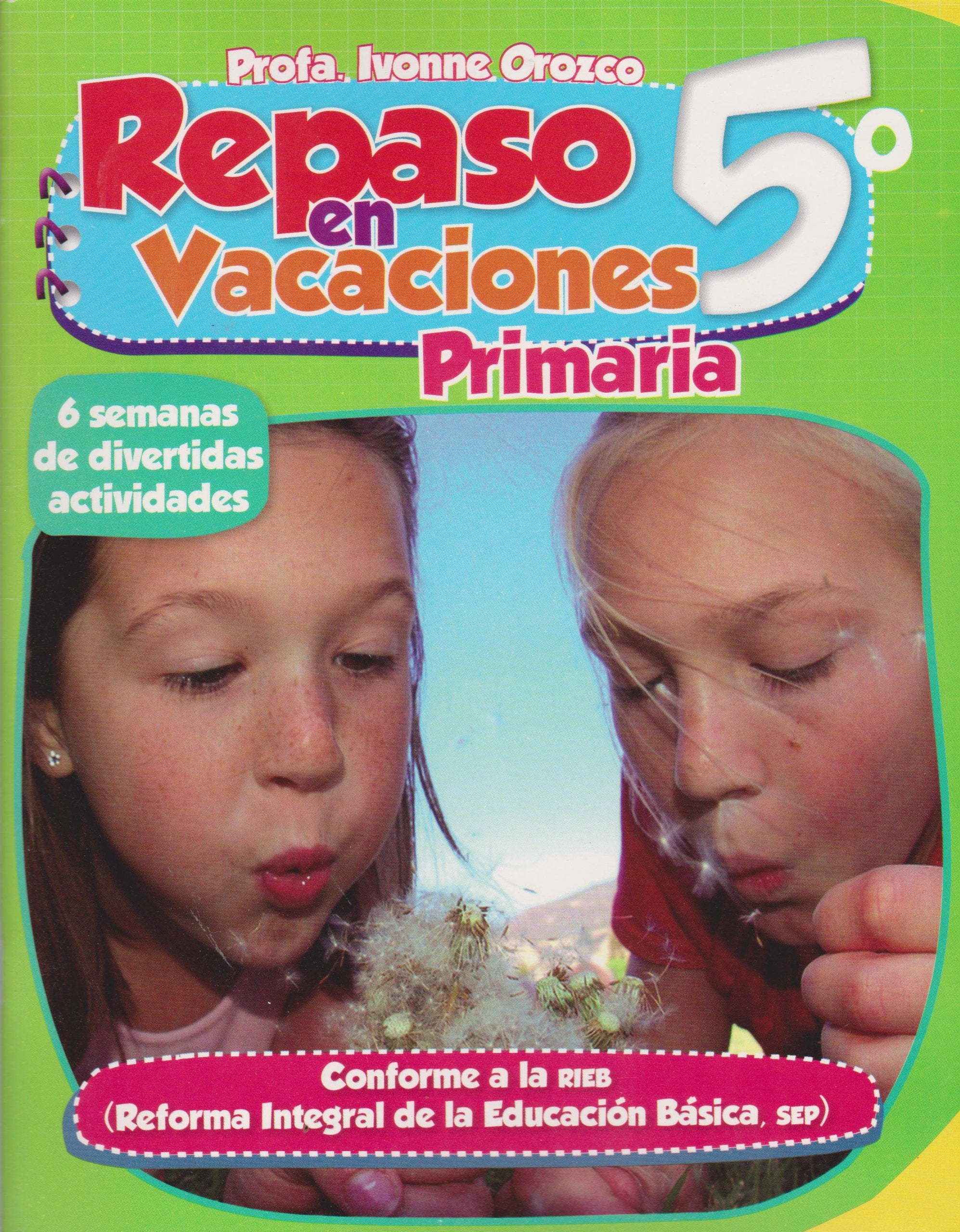 Repaso en vacaciones 5° primaria (Spanish Edition) Children's books