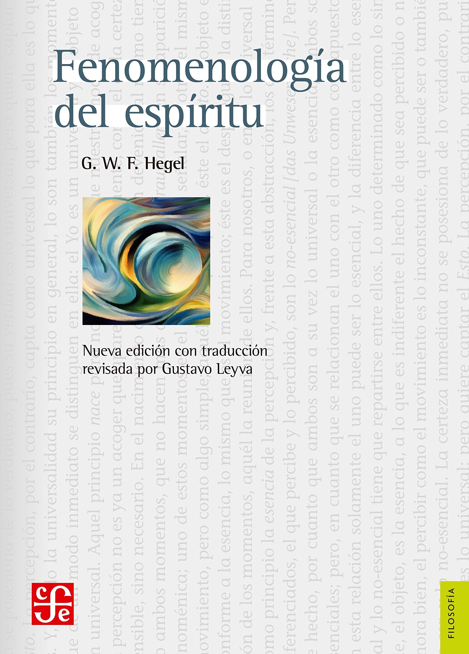 FENOMENOLOGIA DEL ESPIRITU Philosophy