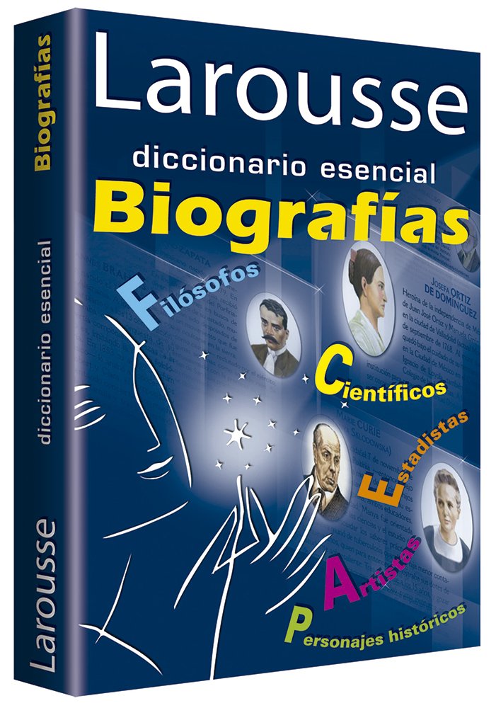 Larousse diccionario esencial Biografias Reference Books