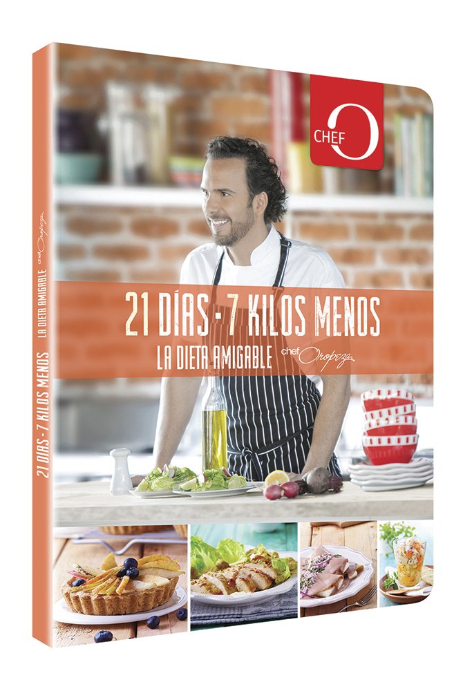 21 días – 7 kilos Menos, Chef Oropeza book