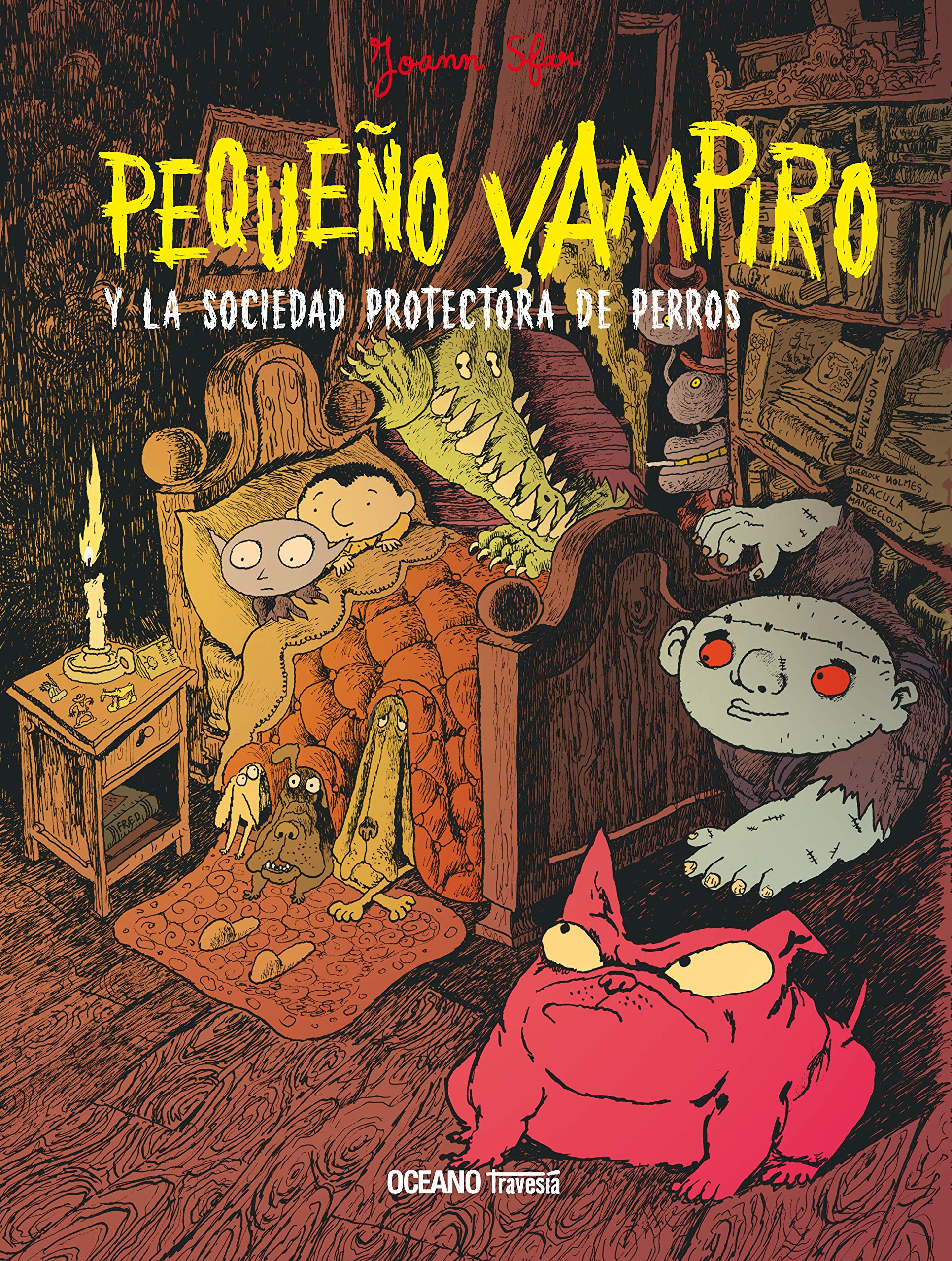 Pequeño Vampiro y la sociedad protectora de perros (Historietas) Manga