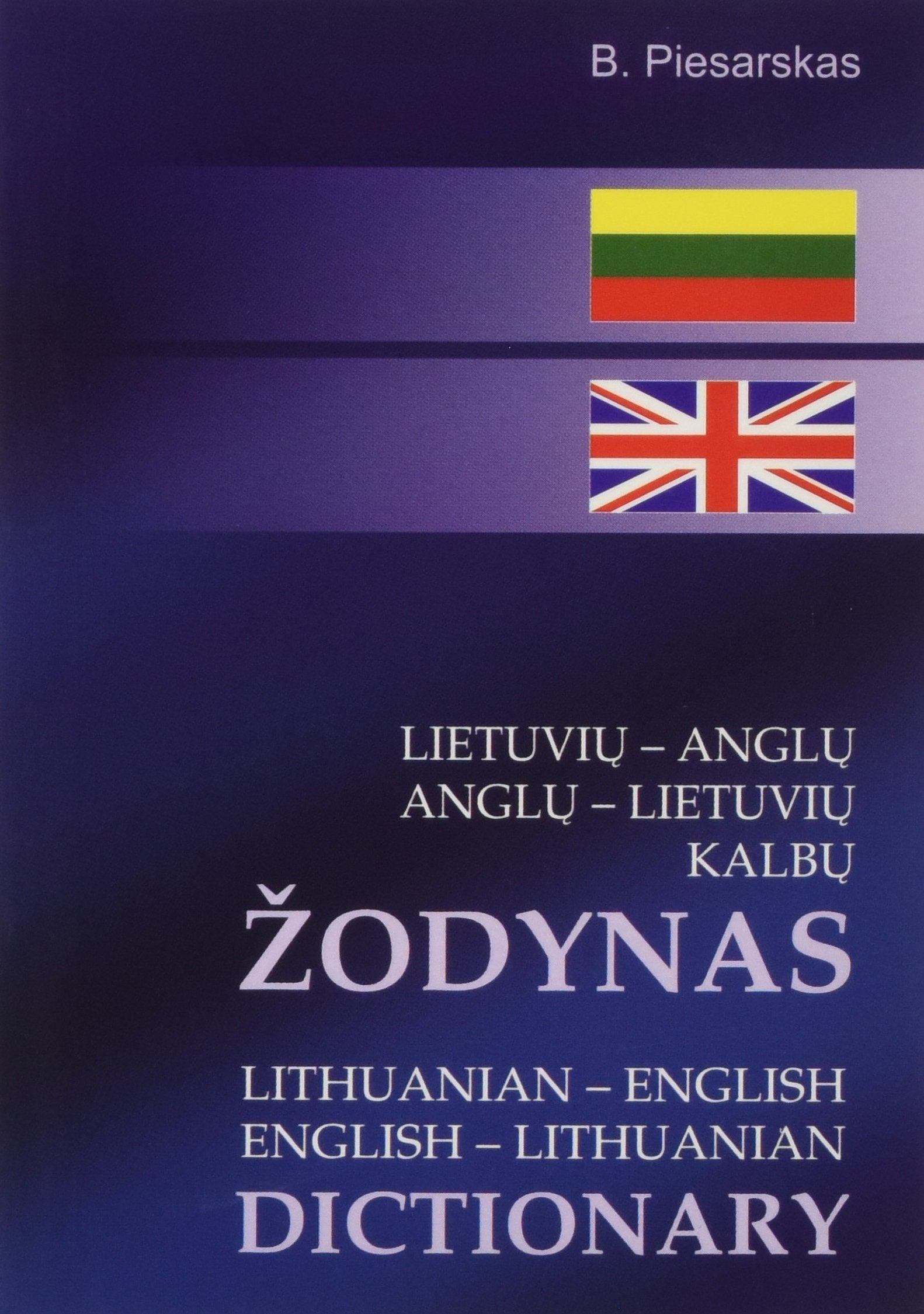 Lithuanian-English & English-Lithuanian Dictionary Foreign Languages ​​& Dictionaries