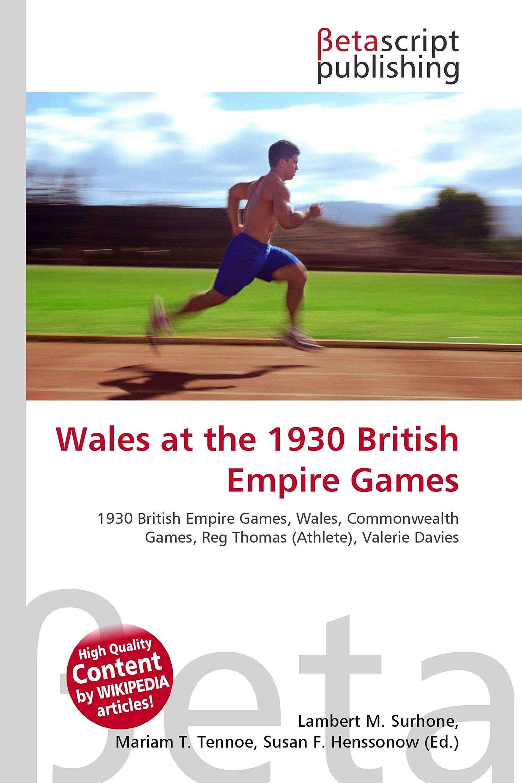 Wales at the 1930 British Empire Games book