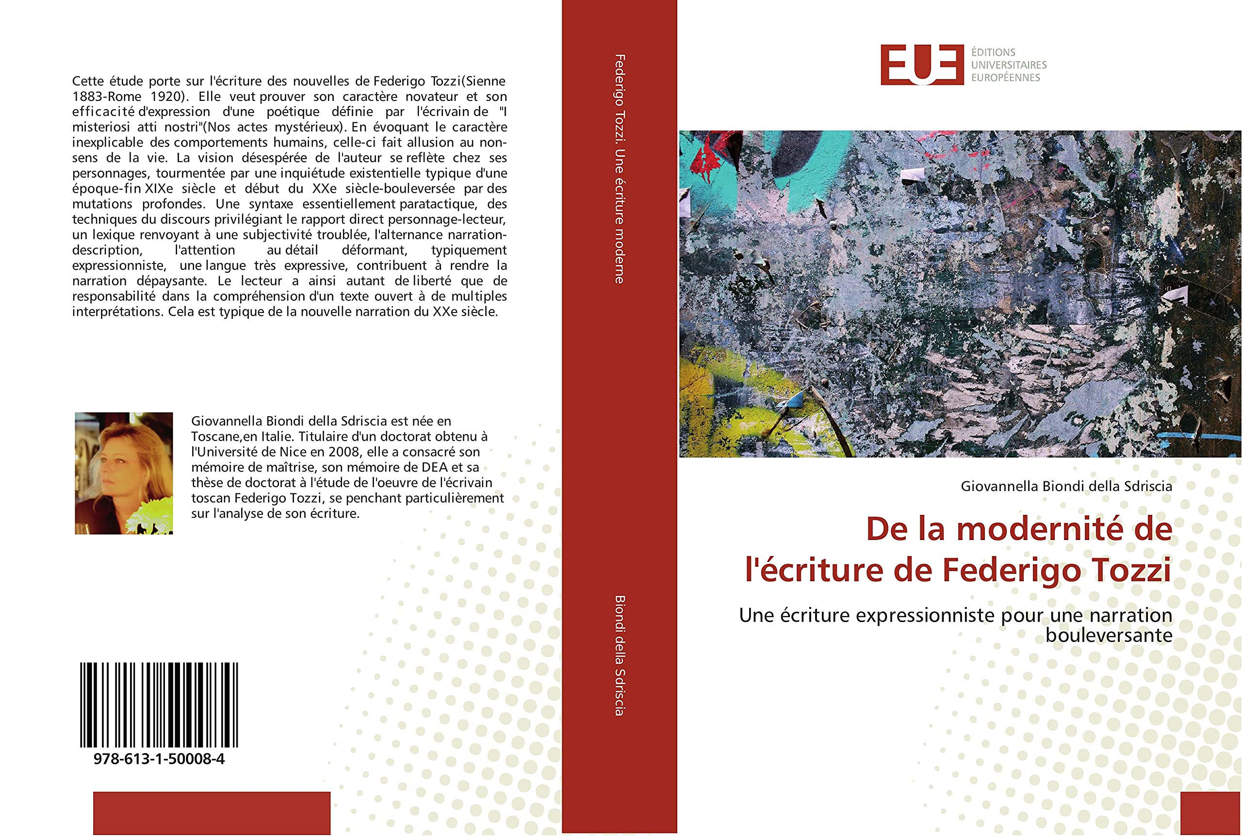De la modernité de l'écriture de federigo tozzi book