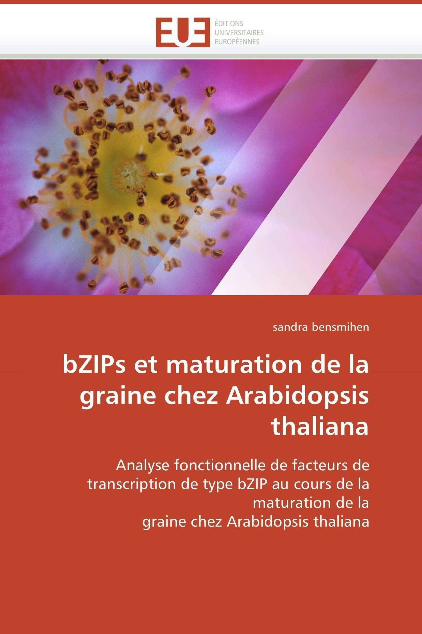 Bzips et maturation de la graine chez arabidopsis thaliana book