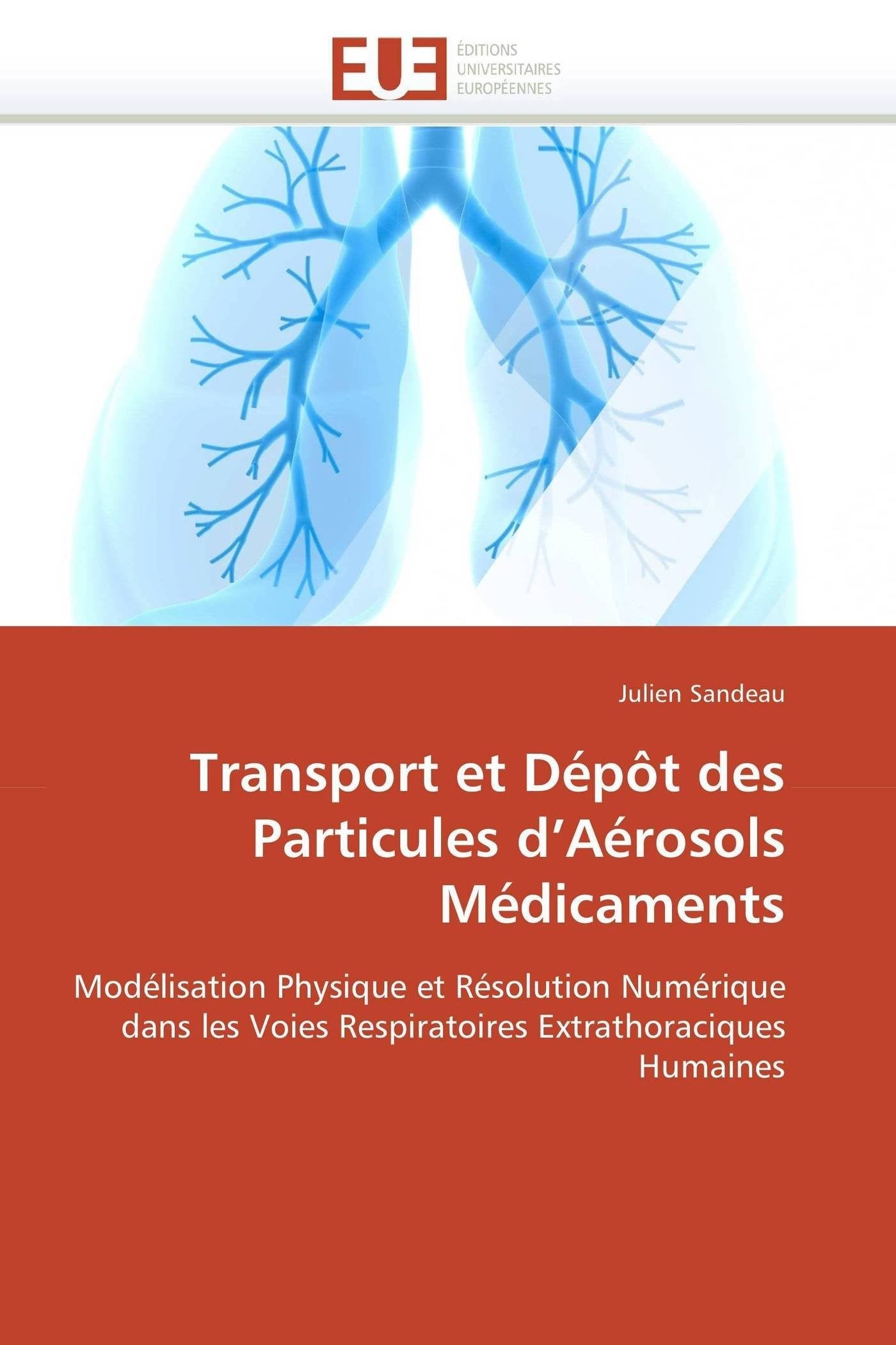 Transport et Dépôt des Particules d’Aérosols Médicaments: Modélisation Physique et Résolution Numérique dans les Voies Respiratoires Extrathoraciques Humaines book