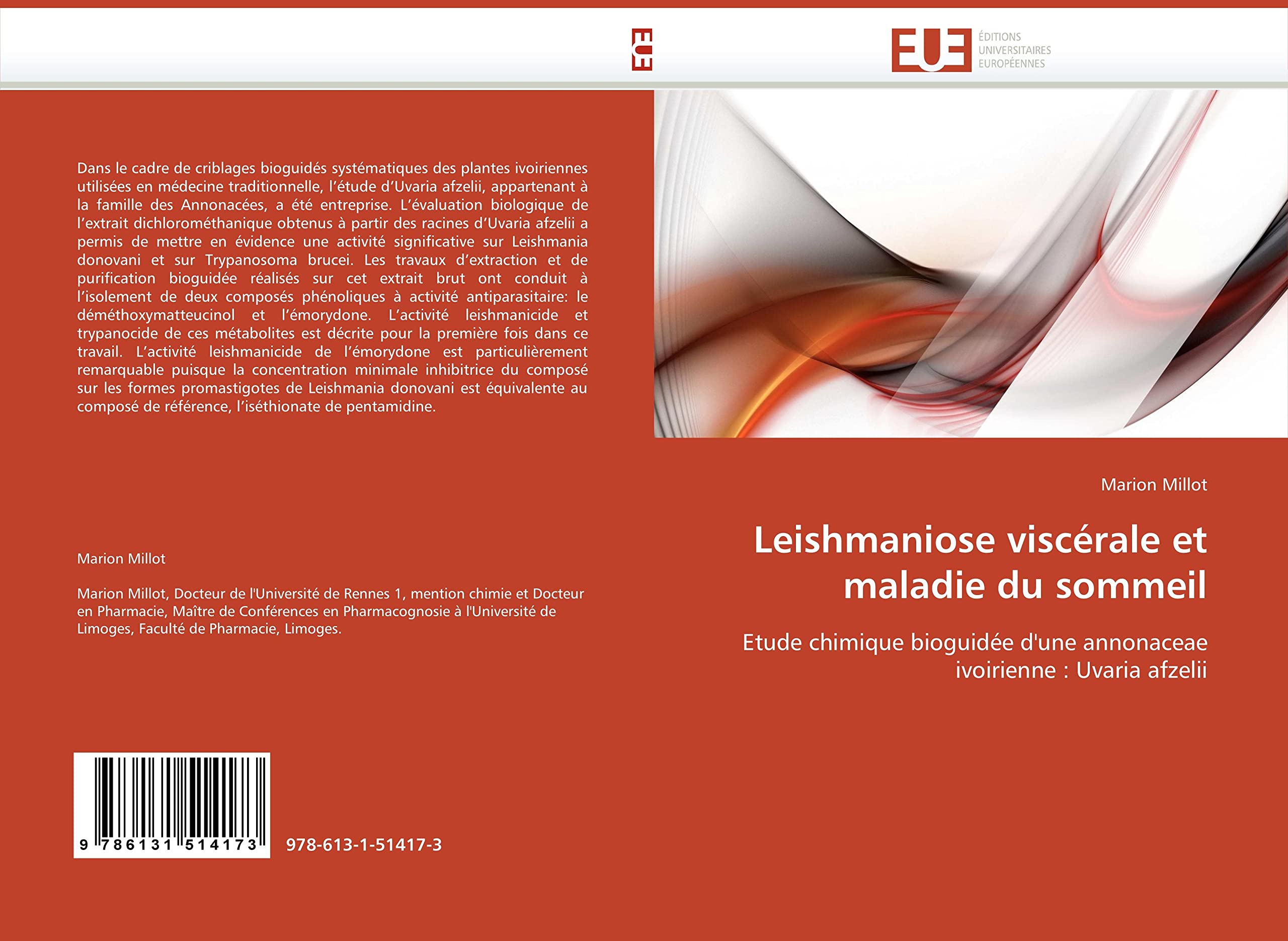 Leishmaniose viscérale et maladie du sommeil: Etude chimique bioguidée d''une annonaceae ivoirienne : Uvaria afzelii book