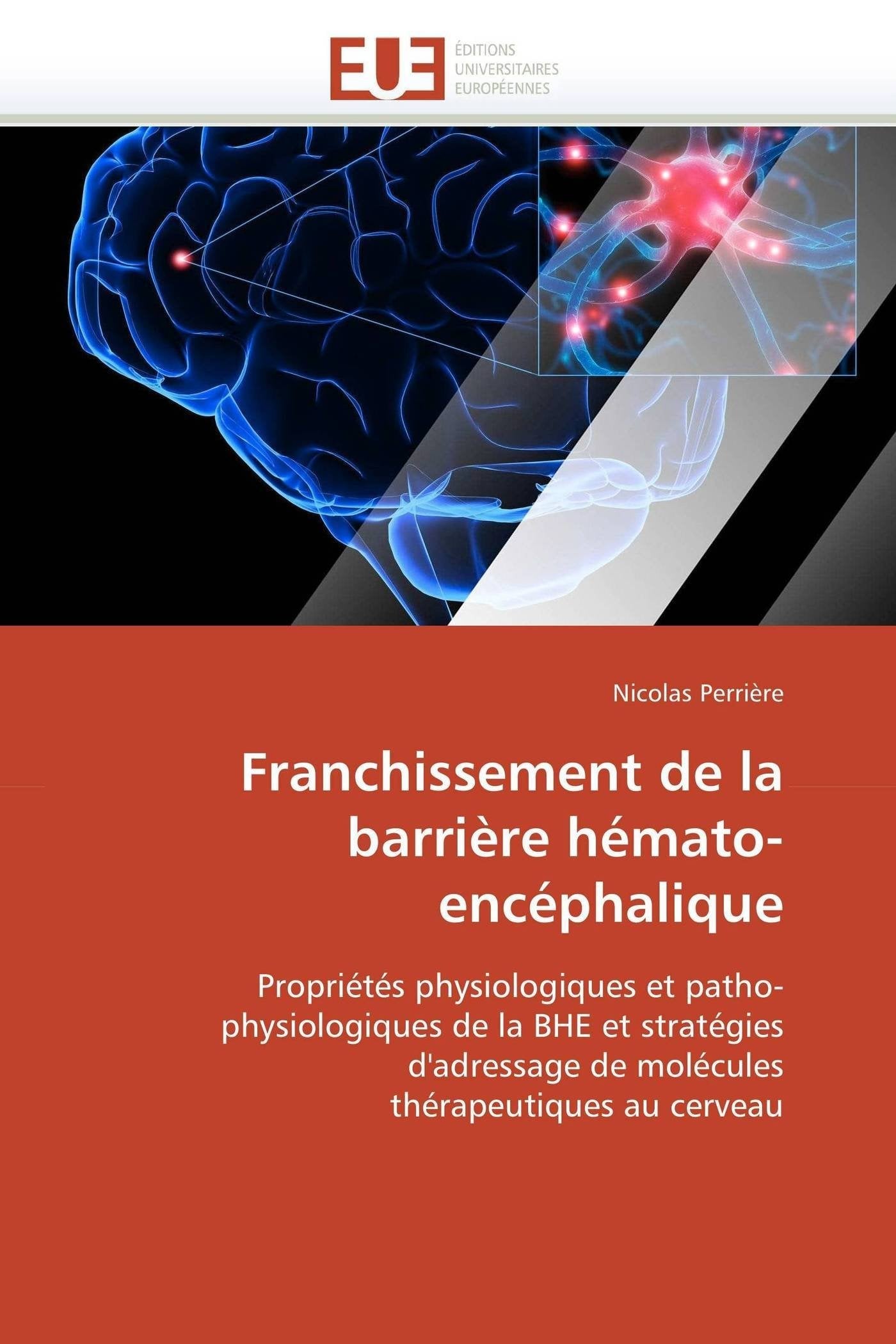 Franchissement de la barrière hémato-encéphalique: Propriétés physiologiques et patho-physiologiques de la BHE et stratégies d'adressage de molécules thérapeutiques au cerveau book