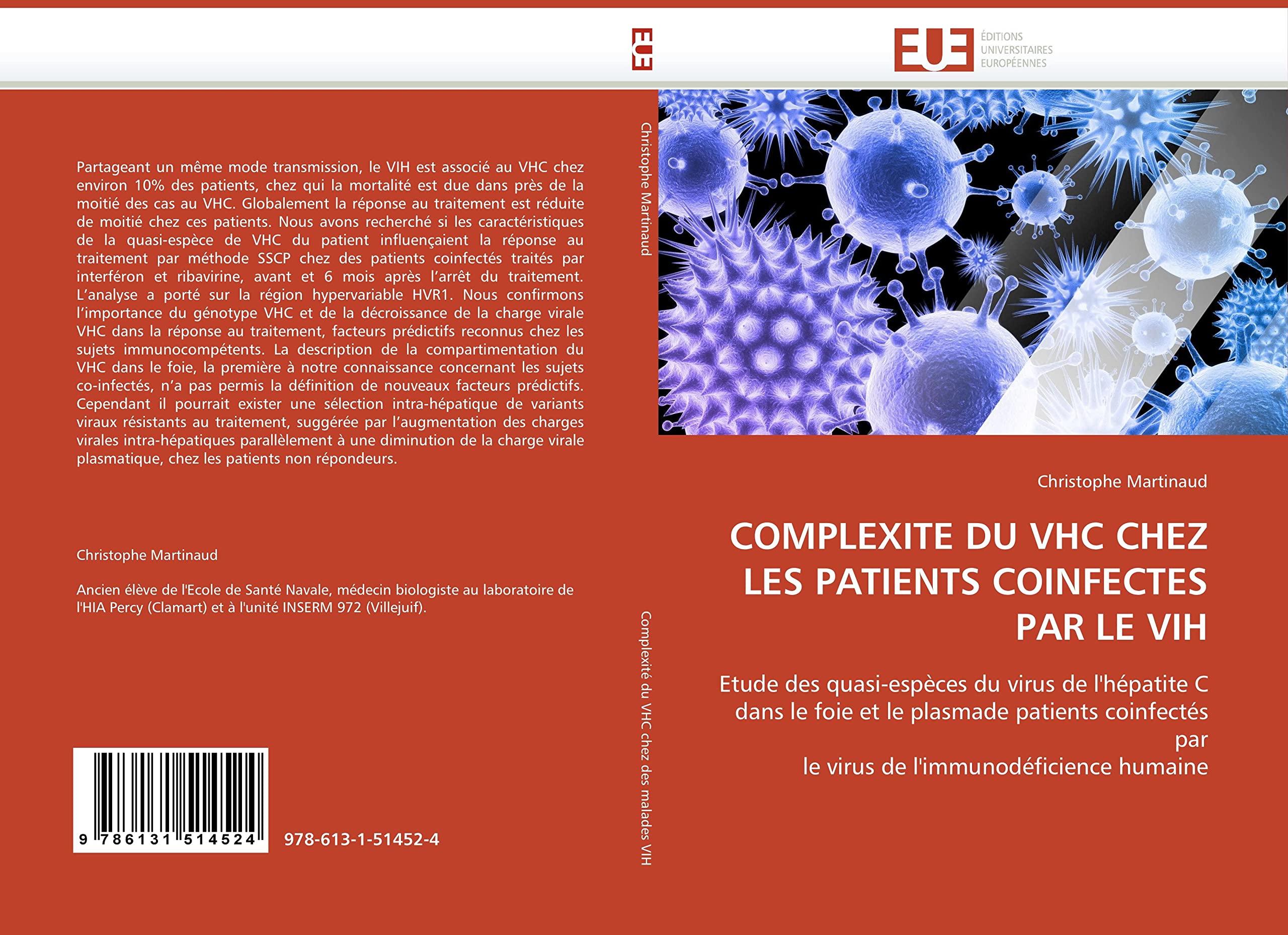 Complexite du vhc chez les patients coinfectes par le vih book