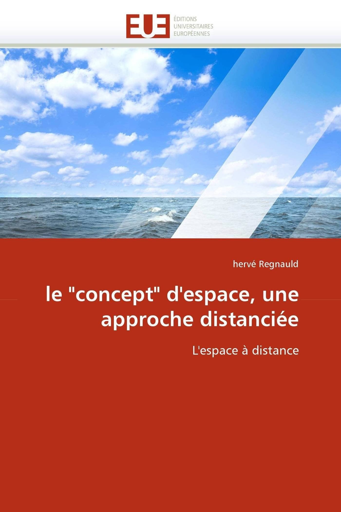 le "concept" d'espace, une approche distanciée: L'espace à distance book