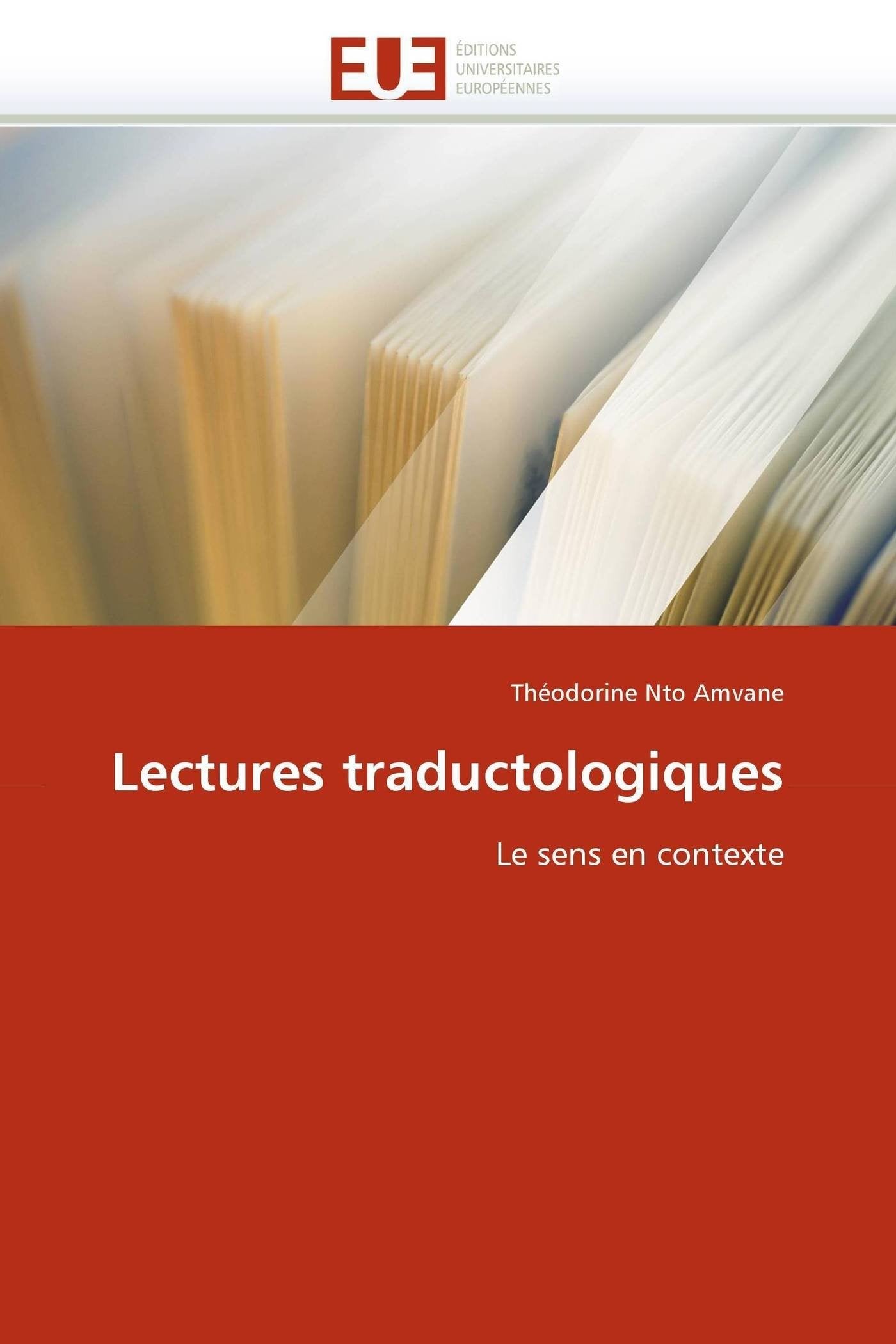 Lectures traductologiques: Le sens en contexte book