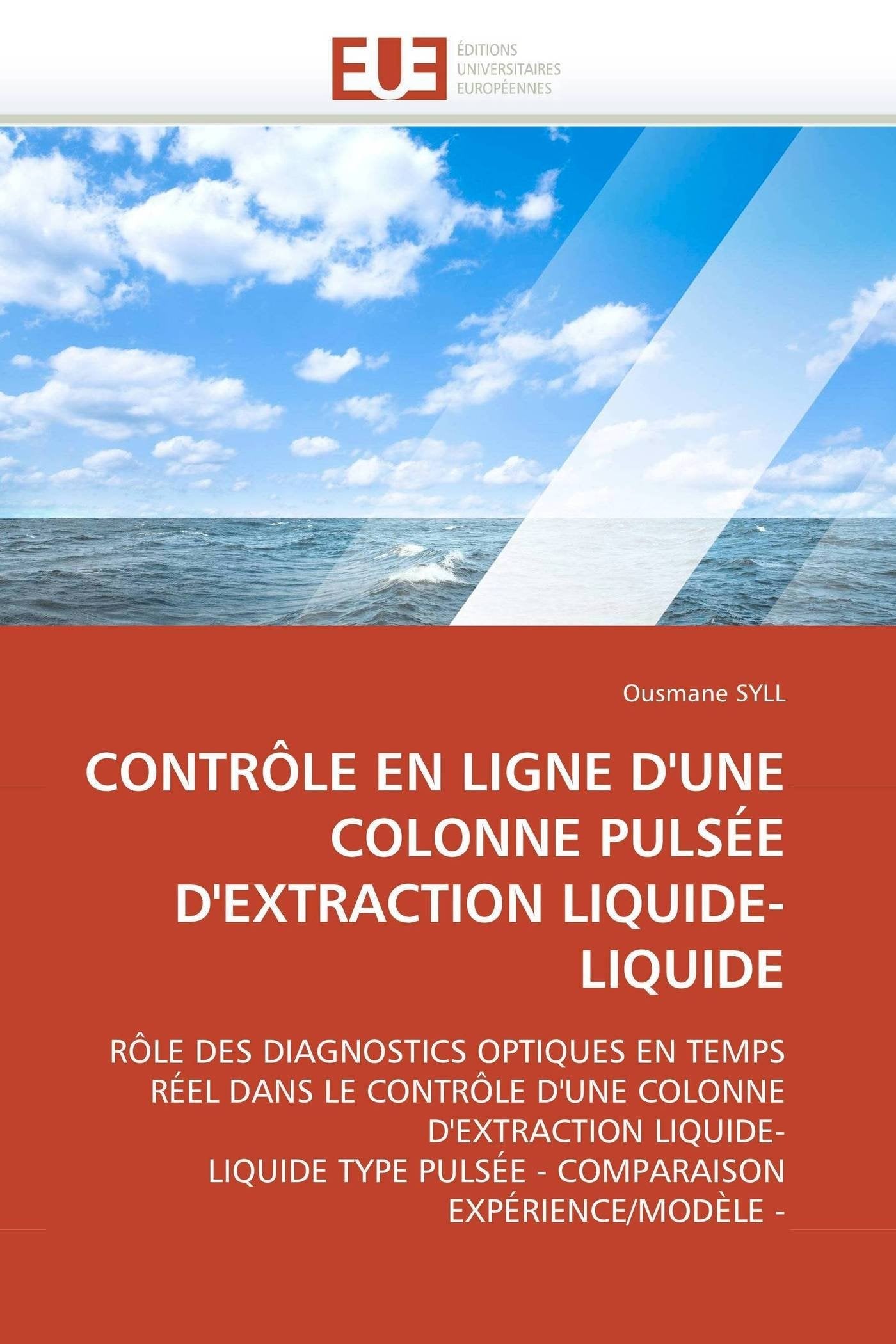 CONTRÔLE EN LIGNE D'UNE COLONNE PULSÉE D'EXTRACTION LIQUIDE-LIQUIDE book